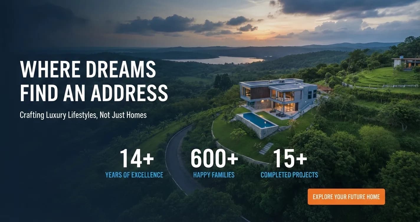 CMR Developers - Premium Luxury Villa Banner Kerala