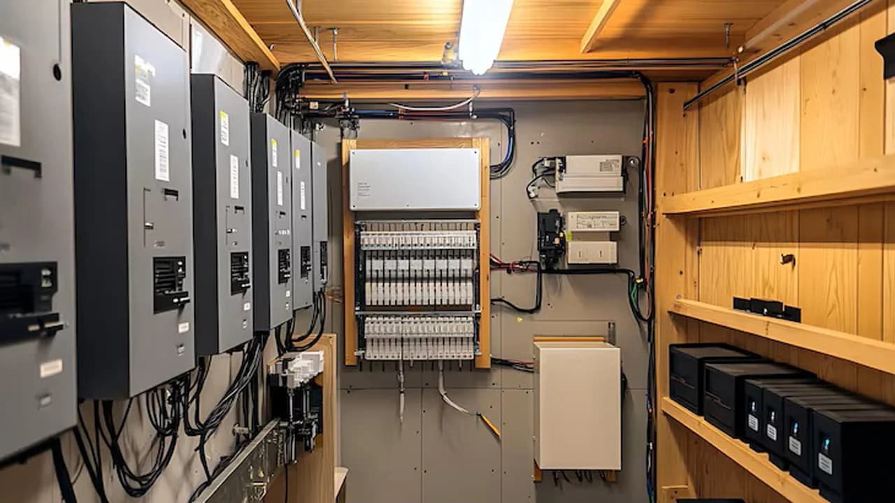 Common Electrical Panel Room & Cable Free Layout